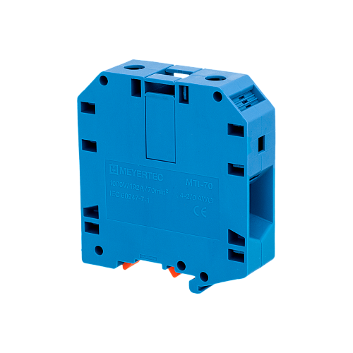 MTI-70BL Клемма винтовая силовая 70 мм², синяя MTI-70BL Клемма винтовая силовая 70 мм², синяя