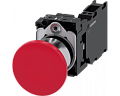 Siemens 3SU1150-1BA20-3FA0 Грибовидная кнопка, 22mm, металлическая, красная, с фиксацией, 1NO+1NC Siemens 3SU1150-1BA20-3FA0 Грибовидная кнопка, 22mm, металлическая, красная, с фиксацией, 1NO+1NC