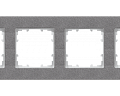 Siemens 5TG1114-2 Рамка для электроустановочного изделия, 4-местная, черный металлик Siemens 5TG1114-2 Рамка для электроустановочного изделия, 4-местная, черный металлик