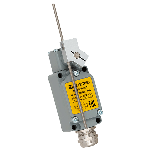 MTB4-HD5107 Выключатель концевой, IP66, шток стальной поворотный регулируемый MTB4-HD5107 Выключатель концевой, IP66, шток стальной поворотный регулируемый