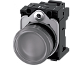 Siemens 3SU1102-6AA70-3AA0 Световой индикатор, 22mm, круглый, пластик, прозрачный матовый рассеиватель, с держателем Siemens 3SU1102-6AA70-3AA0 Световой индикатор, 22mm, круглый, пластик, прозрачный матовый рассеиватель, с держателем