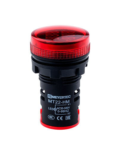 MT22-HM4 Индикатор напряжения и частоты, красный MT22-HM4 Индикатор напряжения и частоты, красный