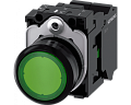 Siemens 3SU1106-0AB40-3BA0 Кнопка с подсветкой, 22mm, круглая, пластик, зелёная, плоская, 1NO Siemens 3SU1106-0AB40-3BA0 Кнопка с подсветкой, 22mm, круглая, пластик, зелёная, плоская, 1NO