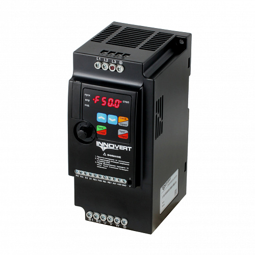 Преобразователь частоты INNOVERT ISD302M43E mini PLUS (3,0 кВтx380 В) , выходной ток 6.8 А Преобразователь частоты INNOVERT ISD302M43E mini PLUS (3,0 кВтx380 В) , выходной ток 6.8 А