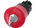 Siemens 3SU1000-1HF20-0AA0 Актуатор грибовидной кнопки, 22мм, пластик, красная кнопка, с замком ronis, sb30 Siemens 3SU1000-1HF20-0AA0 Актуатор грибовидной кнопки, 22мм, пластик, красная кнопка, с замком ronis, sb30