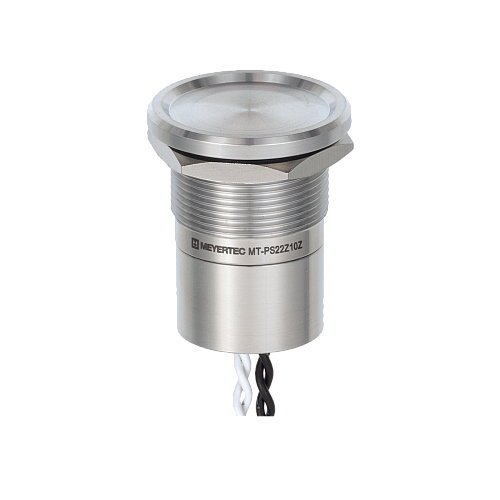 MT-PS22Z10Z Пьезокнопка без подсветки, Ø22 мм, толкатель с местом для пальца, NO, с фиксацией, IP69K MT-PS22Z10Z Пьезокнопка без подсветки, Ø22 мм, толкатель с местом для пальца, NO, с фиксацией, IP69K