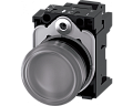 Siemens 3SU1106-6AA70-3AA0 Световой индикатор, 22mm, круглый, пластик, прозрачный матовый рассеиватель, с держателем Siemens 3SU1106-6AA70-3AA0 Световой индикатор, 22mm, круглый, пластик, прозрачный матовый рассеиватель, с держателем