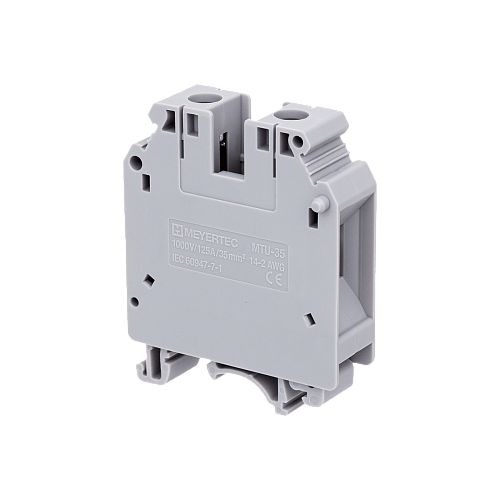 MTU-35 Клемма винтовая проходная, 35 мм², серая MTU-35 Клемма винтовая проходная, 35 мм², серая