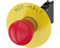 Siemens 3SU1150-1HA20-3FH0 Аварийная грибовидная кнопка, 22мм, металлическая, красная, с фиксацией, 1NO+1NC Siemens 3SU1150-1HA20-3FH0 Аварийная грибовидная кнопка, 22мм, металлическая, красная, с фиксацией, 1NO+1NC