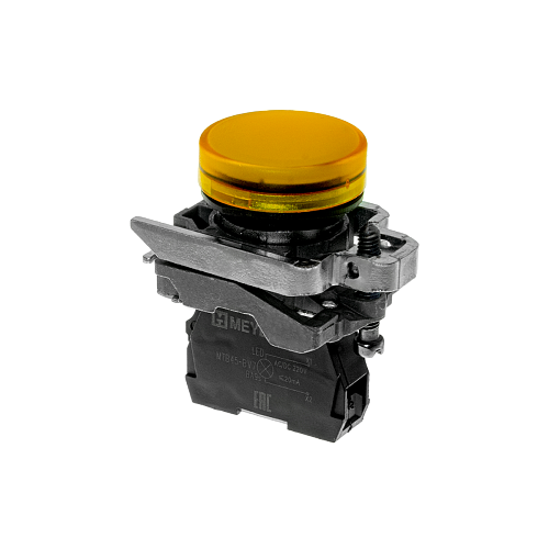 MTB4-BV753 Лампа сигнальная желтая, 220V AС/DC, IP65, металл MTB4-BV753 Лампа сигнальная желтая, 220V AС/DC, IP65, металл