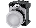 Siemens 3SU1156-6AA60-1AA0 Световой индикатор, 22mm, круглый, металлический, белый матовый рассеиватель, с держателем Siemens 3SU1156-6AA60-1AA0 Световой индикатор, 22mm, круглый, металлический, белый матовый рассеиватель, с держателем
