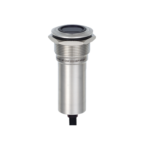 MT-OS9122D10BPNR Переключатель оптический, Ø22 мм, подсветка точкой (-/красная), NO, возврат, PNP, 24В DC, IP65 MT-OS9122D10BPNR Переключатель оптический, Ø22 мм, подсветка точкой (-/красная), NO, возврат, PNP, 24В DC, IP65