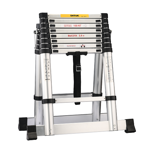 KEAZ Стремянка телескопическая 2,6 м, SHTOK. 20018 KEAZ Стремянка телескопическая 2,6 м, SHTOK. 20018