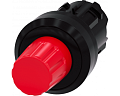 Siemens 3SU1000-0HC20-0AA0 Актуатор кнопки останова, 22mm, круглый, пластик, красный, с функцией поворота Siemens 3SU1000-0HC20-0AA0 Актуатор кнопки останова, 22mm, круглый, пластик, красный, с функцией поворота
