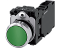 Siemens 3SU1150-0AB40-1FA0 Кнопка, 22mm, круглая, металлическая, зеленая, плоская, 1NO+1NC, винтовые клеммы Siemens 3SU1150-0AB40-1FA0 Кнопка, 22mm, круглая, металлическая, зеленая, плоская, 1NO+1NC, винтовые клеммы