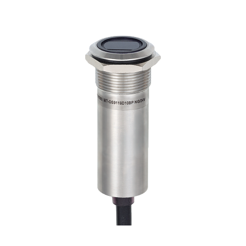 MT-OS9119D10BPNG Переключатель оптический, Ø19 мм, подсветка точкой (-/зеленая), NO, возврат, PNP, 24В DC, IP65 MT-OS9119D10BPNG Переключатель оптический, Ø19 мм, подсветка точкой (-/зеленая), NO, возврат, PNP, 24В DC, IP65