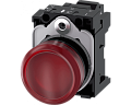 Siemens 3SU1102-6AA20-3AA0 Световой индикатор, 22mm, круглый, пластик, красный матовый рассеиватель, с держателем Siemens 3SU1102-6AA20-3AA0 Световой индикатор, 22mm, круглый, пластик, красный матовый рассеиватель, с держателем