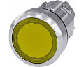 Siemens 3SU1051-0AA30-0AA0 Кнопка-актуатор с подсветкой, 22 мм, круглая, желтая, с фиксацией Siemens 3SU1051-0AA30-0AA0 Кнопка-актуатор с подсветкой, 22 мм, круглая, желтая, с фиксацией