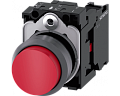 Siemens 3SU1130-0BB20-1CA0 Кнопка, 22mm, круглая, пластик с металлическим фронтальным кольцом, красная, 1nc Siemens 3SU1130-0BB20-1CA0 Кнопка, 22mm, круглая, пластик с металлическим фронтальным кольцом, красная, 1nc
