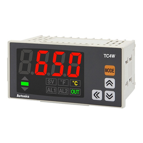 TC4W-14R Температурный контроллер AUTONICS, DIN 96х48 мм, одиночный 4-значный дисплей, ПИД регулирование, релейный и ТТР выход, 1 аварийный выход, 100-240 В~ TC4W-14R Температурный контроллер AUTONICS, DIN 96х48 мм, одиночный 4-значный дисплей, ПИД регулирование, релейный и ТТР выход, 1 аварийный выход, 100-240 В~