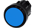 Siemens 3SU1000-0AA50-0AA0 Кнопка актуатора, 22 мм, круглая, пластик, синяя, с фиксацией, деблокировка нажатием Siemens 3SU1000-0AA50-0AA0 Кнопка актуатора, 22 мм, круглая, пластик, синяя, с фиксацией, деблокировка нажатием