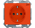 Siemens 5UB5530-0RE Розетка Schuko 10/16 А, 250 В, клеммы без винтов, маркировка 'zsv', оранжевый цвет Siemens 5UB5530-0RE Розетка Schuko 10/16 А, 250 В, клеммы без винтов, маркировка 'zsv', оранжевый цвет