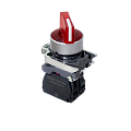 MTB4-BK34721 Переключатель на 3 положения с фиксацией и подсветкой, красный, 1NС, 24V AC/DC, IP65, металл MTB4-BK34721 Переключатель на 3 положения с фиксацией и подсветкой, красный, 1NС, 24V AC/DC, IP65, металл