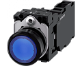 Siemens 3SU1102-0AB50-1FA0 Кнопка с подсветкой, 22mm, круглая, пластик, синяя, плоская, 1NO+1NC Siemens 3SU1102-0AB50-1FA0 Кнопка с подсветкой, 22mm, круглая, пластик, синяя, плоская, 1NO+1NC