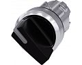 Siemens 3SU1052-2BF10-0AA0 Рычажный переключатель с подсветкой, 22 мм, кругл., черный, 2 положения o-i, фиксация Siemens 3SU1052-2BF10-0AA0 Рычажный переключатель с подсветкой, 22 мм, кругл., черный, 2 положения o-i, фиксация