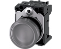 Siemens 3SU1103-6AA70-1AA0 Световой индикатор, 22mm, круглый, пластик, прозрачный матовый рассеиватель, с держателем, модуль подсветки Siemens 3SU1103-6AA70-1AA0 Световой индикатор, 22mm, круглый, пластик, прозрачный матовый рассеиватель, с держателем, модуль подсветки