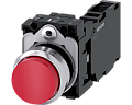 Siemens 3SU1150-0BB20-1FA0 Кнопка, 22mm, круглая, металлическая, красная, с держателем, 1NO+1NC Siemens 3SU1150-0BB20-1FA0 Кнопка, 22mm, круглая, металлическая, красная, с держателем, 1NO+1NC