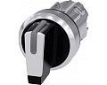 Siemens 3SU1052-2BP60-0AA0 Актуатор поворотного переключателя, 22mm, 3 положения, с подсветкой, металл, рукоятка черная Siemens 3SU1052-2BP60-0AA0 Актуатор поворотного переключателя, 22mm, 3 положения, с подсветкой, металл, рукоятка черная