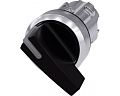 Siemens 3SU1052-2CF10-0AA0 Рычажный переключатель с подсветкой, 22 мм, кругл., черный, рукоятка, 2 положения Siemens 3SU1052-2CF10-0AA0 Рычажный переключатель с подсветкой, 22 мм, кругл., черный, рукоятка, 2 положения