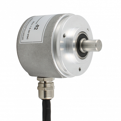 EIP 50BO 6630V3000-R2 Инкрементальный программируемый энкодер D=50мм, выступающий вал 6мм, 3000 имп/об, 5…30VDC, выход TTL/HTL с инверсией EIP 50BO 6630V3000-R2 Инкрементальный программируемый энкодер D=50мм, выступающий вал 6мм, 3000 имп/об, 5…30VDC, выход TTL/HTL с инверсией