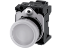 Siemens 3SU1103-6AA60-3AA0 Световой индикатор, 22mm, круглый, белый матовый рассеиватель, с держателем, модуль подсветки Siemens 3SU1103-6AA60-3AA0 Световой индикатор, 22mm, круглый, белый матовый рассеиватель, с держателем, модуль подсветки