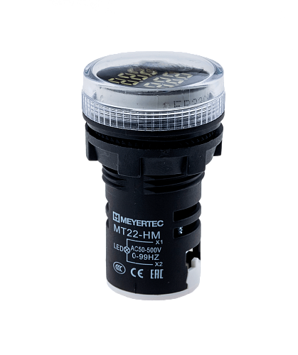 MT22-HM1 Индикатор напряжения и частоты, белый MT22-HM1 Индикатор напряжения и частоты, белый