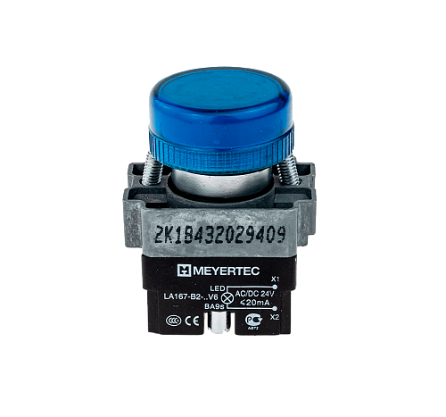 MTB2-BV616 Сигнальная лампа синий, 24V AC/DC MTB2-BV616 Сигнальная лампа синий, 24V AC/DC