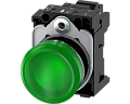 Siemens 3SU1153-6AA40-3AA0 Световой индикатор, 22mm, круглый, металлический, зеленый рассеиватель, с держателем Siemens 3SU1153-6AA40-3AA0 Световой индикатор, 22mm, круглый, металлический, зеленый рассеиватель, с держателем