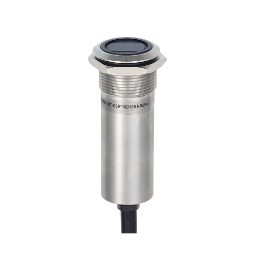 MT-OS9119D10BNG Переключатель оптический, Ø19 мм, подсветка точкой (-/зеленая), NO, возврат, NPN, 24В DC, IP65 MT-OS9119D10BNG Переключатель оптический, Ø19 мм, подсветка точкой (-/зеленая), NO, возврат, NPN, 24В DC, IP65