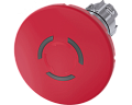 Siemens 3SU1051-1JB20-0AA0 Актуатор грибовидной кнопки с подсветкой, 22 мм, металл, красная, фиксация поворотом Siemens 3SU1051-1JB20-0AA0 Актуатор грибовидной кнопки с подсветкой, 22 мм, металл, красная, фиксация поворотом