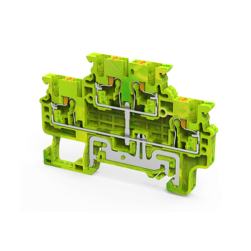 KEAZ Клемма заземляющая push-in OptiClip CPDLG-2,5-2L-PE-I-S-(0,2-2,5)-PEN KEAZ Клемма заземляющая push-in OptiClip CPDLG-2,5-2L-PE-I-S-(0,2-2,5)-PEN