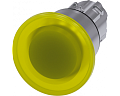 Siemens 3SU1051-1BA30-0AA0 Актуатор грибовидной кнопки с подсветкой, 22 мм, желтый, с фиксацией, вал 40 мм Siemens 3SU1051-1BA30-0AA0 Актуатор грибовидной кнопки с подсветкой, 22 мм, желтый, с фиксацией, вал 40 мм