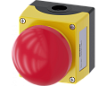 Siemens 3SU1801-2NG00-2AA2 Корпус командных устройств, 22 мм, кругл., пластмасса, желтый, 1 командный пункт, аварийный стоп, красный Siemens 3SU1801-2NG00-2AA2 Корпус командных устройств, 22 мм, кругл., пластмасса, желтый, 1 командный пункт, аварийный стоп, красный