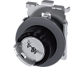 Siemens 3SU1060-4LC01-0AA0 Актуатор поворотного переключателя с ключом ronis, 30mm, кругл., металл матовый, плоское фронтальное кольцо, номер замка sb30, с 2 ключами, 2 коммутационных положения Siemens 3SU1060-4LC01-0AA0 Актуатор поворотного переключателя с ключом ronis, 30mm, кругл., металл матовый, плоское фронтальное кольцо, номер замка sb30, с 2 ключами, 2 коммутационных положения