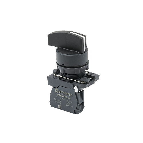 MTB5-AJ41 Переключатель на 2 положения с возвратом, длинная ручка, 1NO, IP65, пластик MTB5-AJ41 Переключатель на 2 положения с возвратом, длинная ручка, 1NO, IP65, пластик