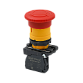 MTB5-AS542 Кнопка грибовидная аварийной остановки, красная, 40 мм, возврат поворотом с фиксацией, 1NC, IP65, пластик MTB5-AS542 Кнопка грибовидная аварийной остановки, красная, 40 мм, возврат поворотом с фиксацией, 1NC, IP65, пластик