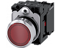 Siemens 3SU1156-0AB20-1CA0 Кнопка с подсветкой, 22mm, металлическая, круглая, красная, плоская, контакты мгновенного действия Siemens 3SU1156-0AB20-1CA0 Кнопка с подсветкой, 22mm, металлическая, круглая, красная, плоская, контакты мгновенного действия
