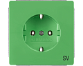 Siemens 5UB1815 Розетка Delta style зеленого цвета, 10А DC/16A AC, 250В, с защитным контактом Siemens 5UB1815 Розетка Delta style зеленого цвета, 10А DC/16A AC, 250В, с защитным контактом