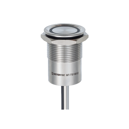 MT-TS1901Z Кнопка сенсорная без подсветки, Ø19 мм, NC, с фиксацией, PNP, IP68 MT-TS1901Z Кнопка сенсорная без подсветки, Ø19 мм, NC, с фиксацией, PNP, IP68