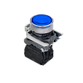 MTB4-BW36713 Кнопка синяя с подсветкой, 1NO, 220V AC/DC, IP65, металл MTB4-BW36713 Кнопка синяя с подсветкой, 1NO, 220V AC/DC, IP65, металл